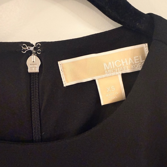 MICHAEL Michael Kors Corporate Goth Blouse with Side Grommets (XS) - Picture 2 of 5